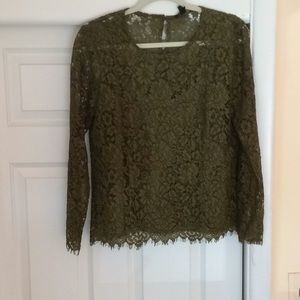 JCREW LACE TOP